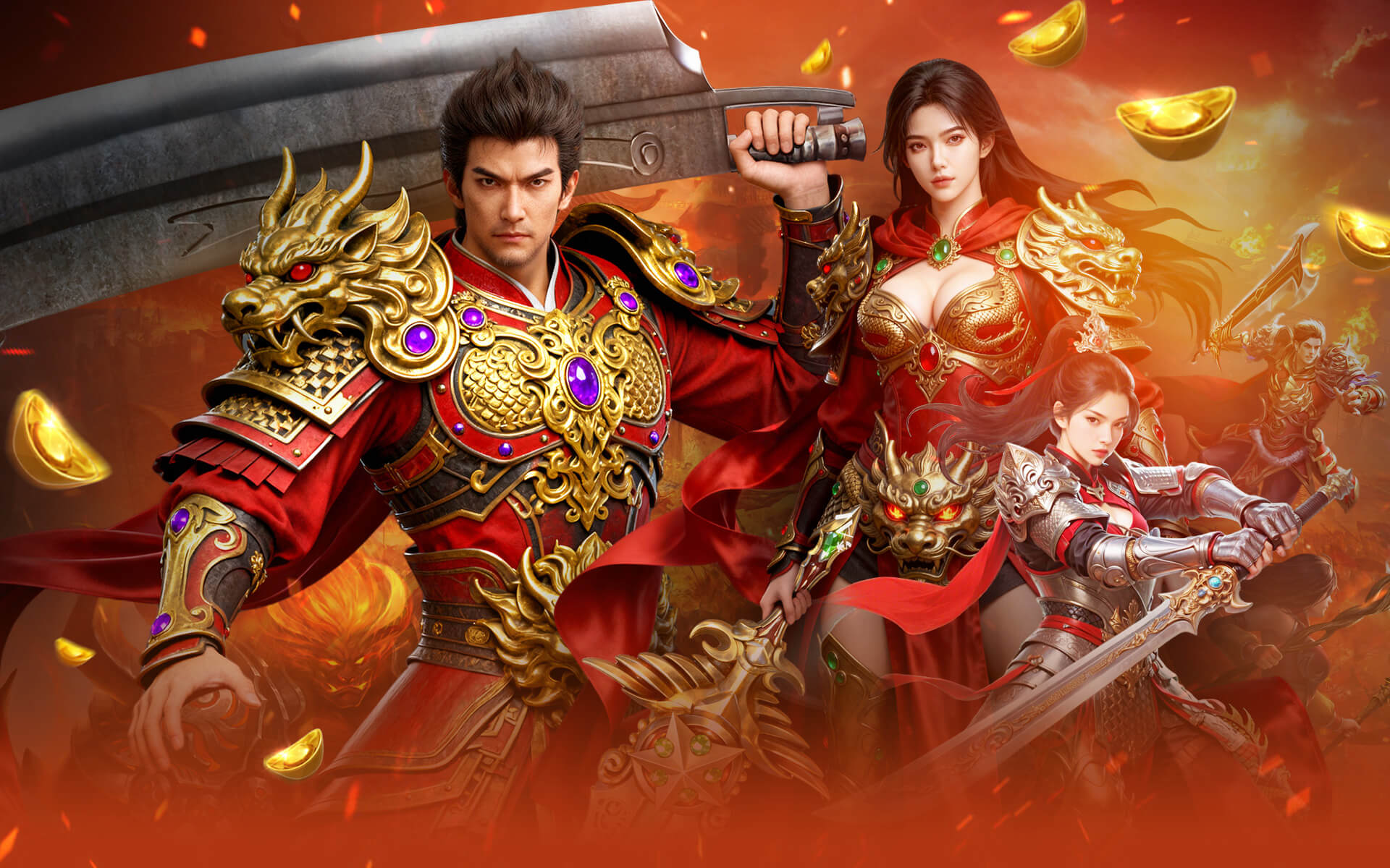 传奇3【开服通知】：“鸿蒙”4月9日13:00开启！